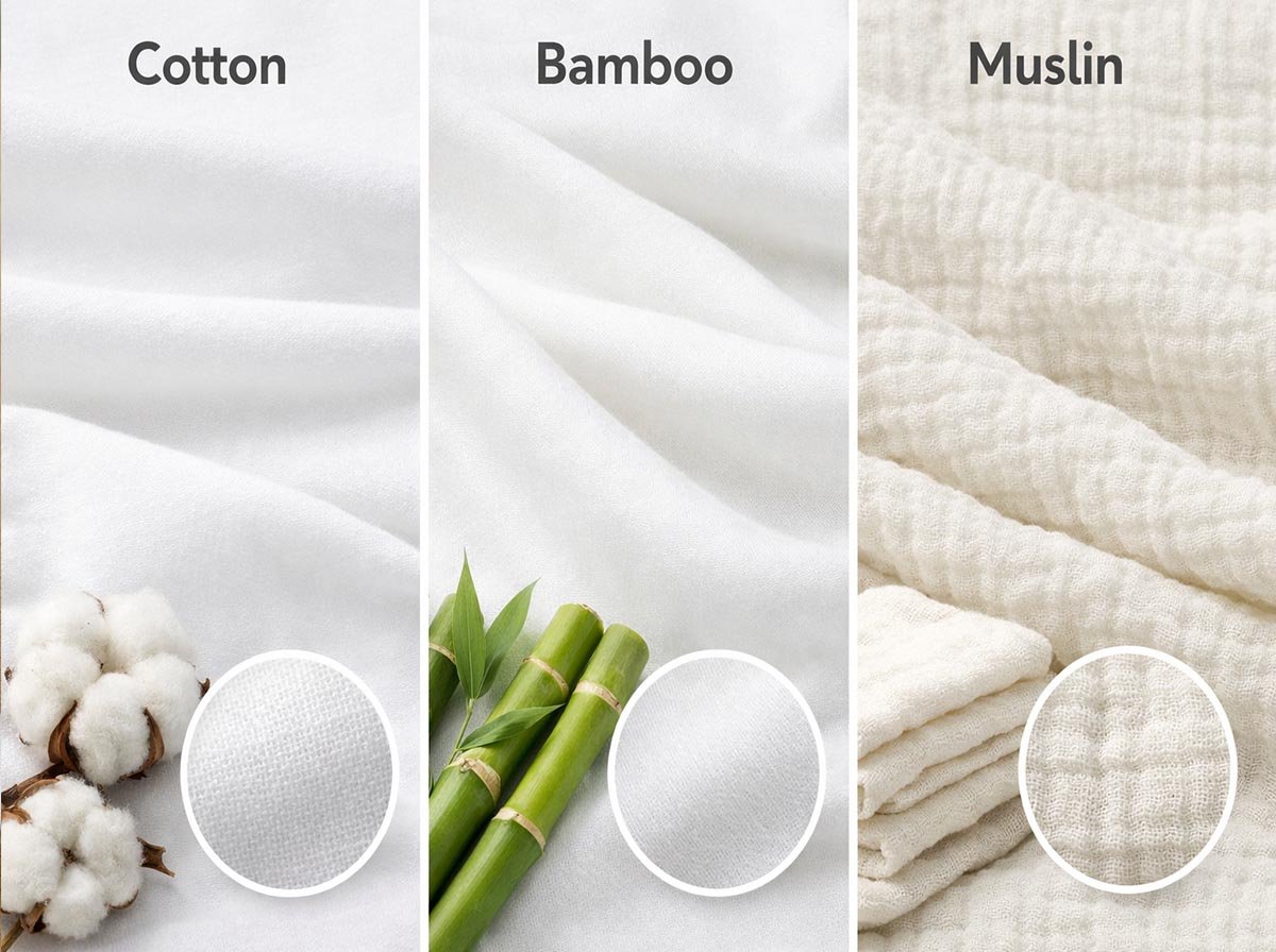 Why Eco-Friendly Bamboo Kids Wear Is the Fastest Growing Boutique Segment Cotton, bamboo and muslin fabric comparison for kids clothing