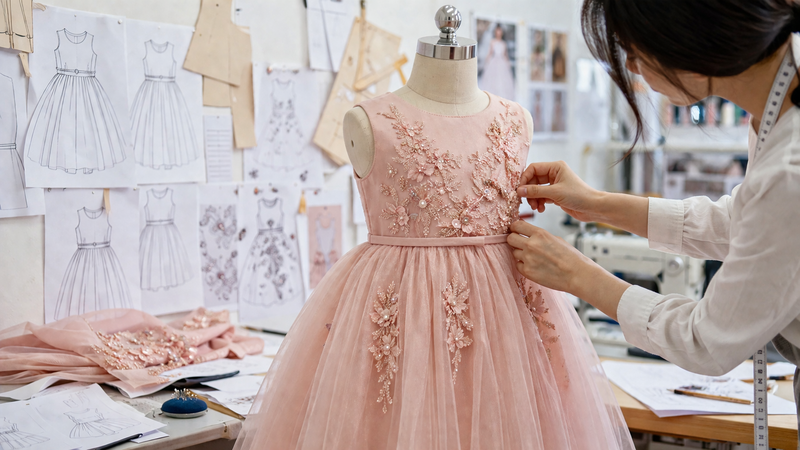 How to Specify a Kids Dress Tech Pack for OEM Orders