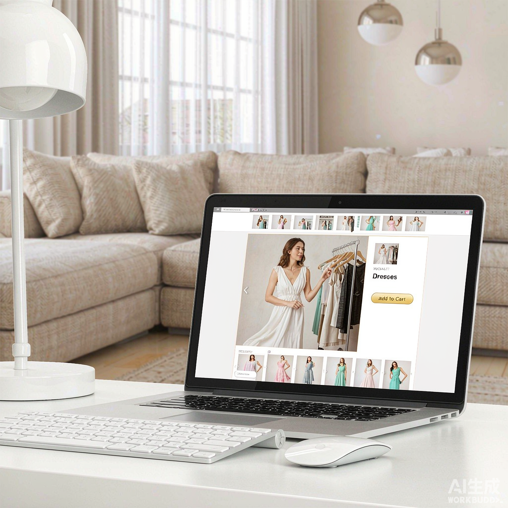 Online kids clothing boutique storefront