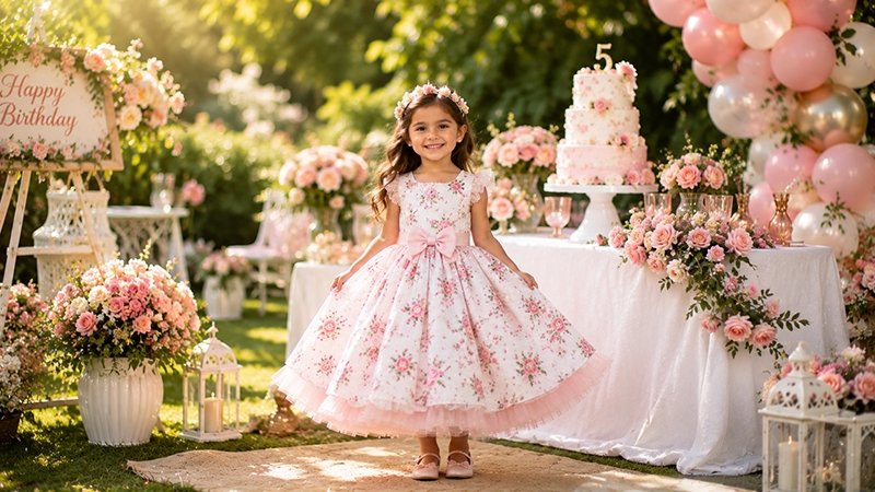 Floral party dress