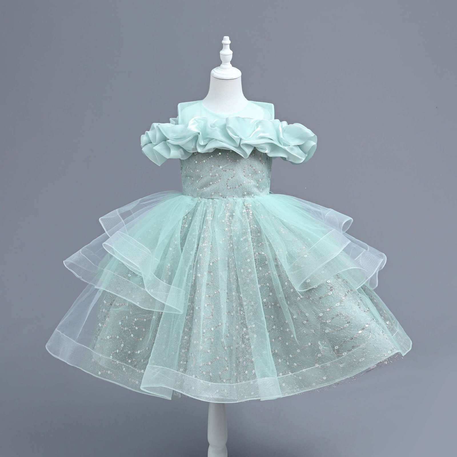 Girls princess tulle summer dress — all five color options