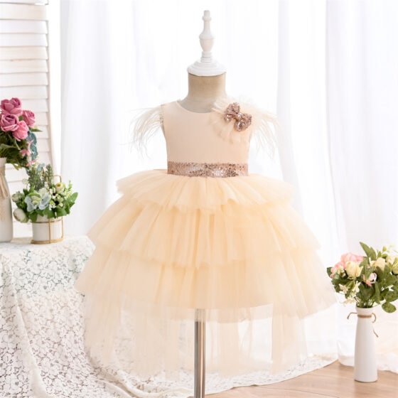 Girls summer princess tulle dress — main view 1