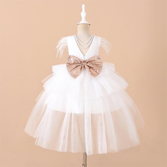 Girls summer princess tulle dress — main view 2