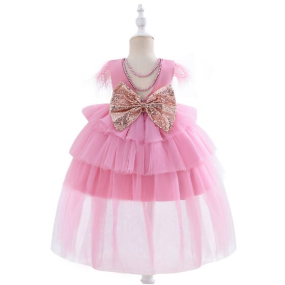 Girls summer princess tulle dress — main view 5