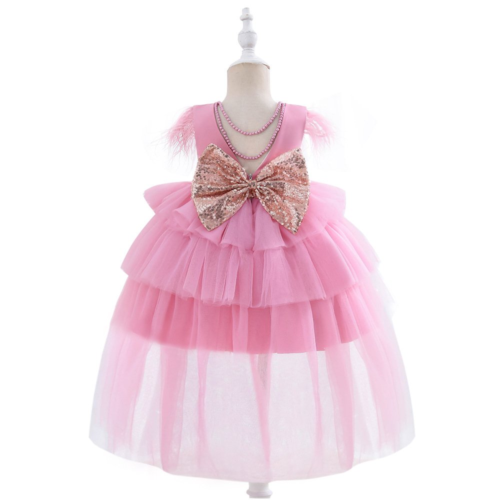 Girls summer princess tulle dress — main view 5