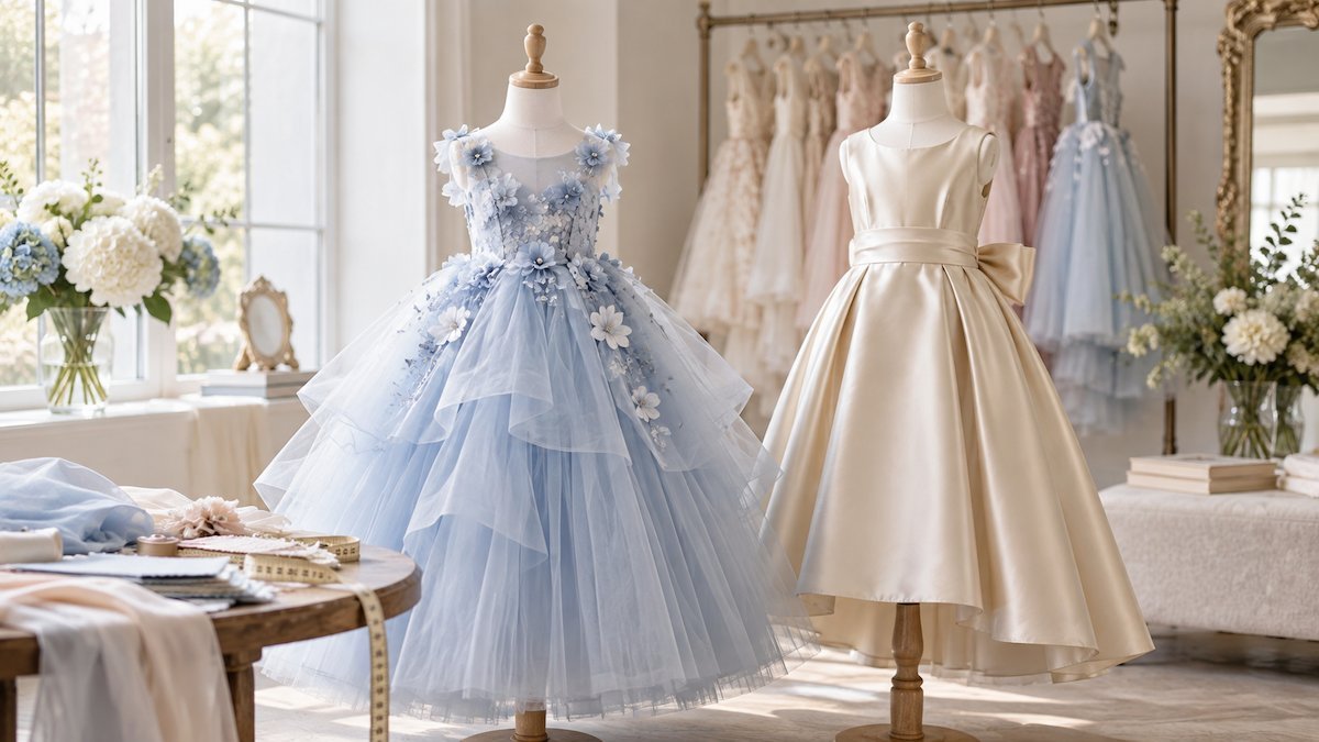 Soft Tulle Volume and Refined Satin Girls Dresses for 2027 Soft tulle volume and refined satin girls dresses for 2027 occasionwear sourcing